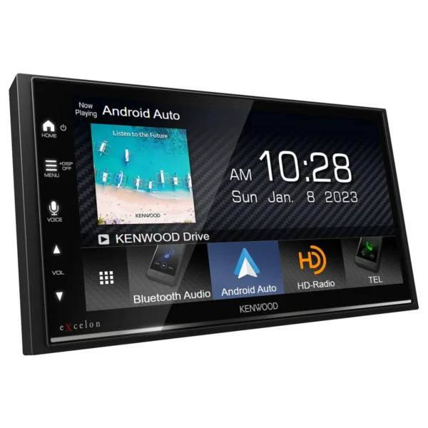 Kenwood Excelon DMX709S 2-DIN Headunit with SXV300v1 SiriusXM Tuner Bundle - Image 5